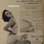 1958 Simmons Back Care Mattress vintage Ad Sexy Model!