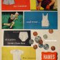 1958 Hanes Underware Ad awesome colorful advertisement