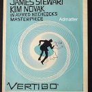 INSANELY RARE BLUE  VERTIGO Poster Ad Hitchcock & BASS