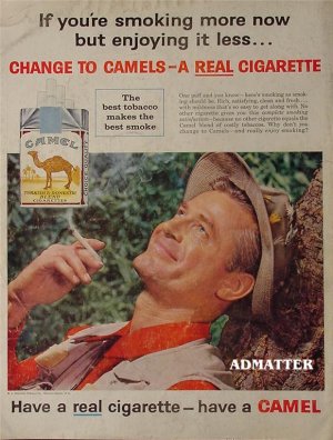 1959 Camel Cigarette Ad RJ Reynolds Tobacco RJR