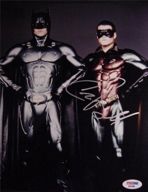 CHRIS O'DONNELL HAND SIGNED BATMAN PHOTO PSA/DNA CERTIFIED!