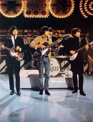Vintage Beatles 2-Sided 11X14 Pin-up Poster Awesome!