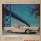 1958 Oldsmobile car Ad General Motors GM advertisement
