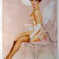 2 Sided Pin-up Girl Poster Fritz Willis Nude Artwork