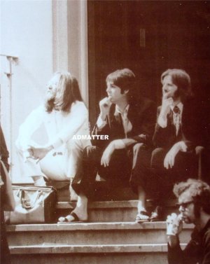 Old Beatles 2-Sided 12X14 Pin-up Poster George Harrison