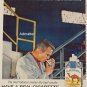 1958 Camel Cigarette Ad Milwaukee Braves Lew Burdette