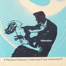 1958 Vertigo Poster Ad Hitchcock Saul Bass Rare SM BLUE