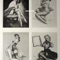 Sexy Hot Vintage 2-sided Pin-up girl print Gil Elvgren