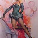 sexy pin-up girl print hot Art work by Joyce Ballantyne