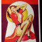 Fire Hot Mounted Pin-up Girl Peter Driben Print 8.5X11