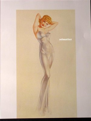 Beautiful Vargas Pin-up Girl Print Incredible Body!