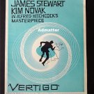 1958 Vertigo Poster Ad Hitchcock Saul Bass MEGA RARE!
