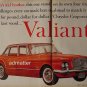 1959 red Valiant two page Ad vintage advertisement