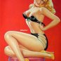 2-Sided Peter Driben Pin-up Girl Print HOT Photo!