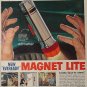 1957 Eveready flashlight Ad Look no hands! Magnet lite