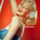 Marilyn Monroe Old 2-Sided Pin-up Poster Print