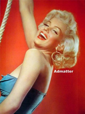 Marilyn Monroe Old 2-Sided Pin-up Poster Print