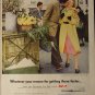 1958 Douglas DC-7 Jet Airplane "Two Hearts" Plane Ad