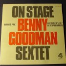 On Stage Benny Goodman Sextet Live Copenhagen LP NRMT