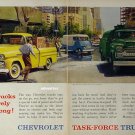 1958 Chevy Truck Ad Fleetside Pickup/ Van /Workmaster
