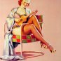 Gil Elvgren Pinup Girl 10X12 Miss-Placed Confidence