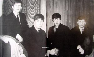 Vintage 24X14 Beatles Double-Sided Centerfold Poster