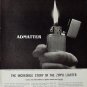 1958 ZIPPO Cigarette Lighter Ad The Incredible Story