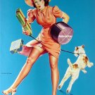 Gil Elvgren Pin-up Girl 10X12 1943 Poster Help Wanted