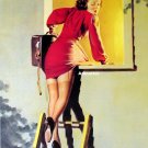 Gil Elvgren Pin-up Girl 10X12 Poster Hot Runaway
