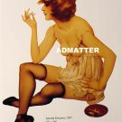 Vargas Pin-up Girl Smoking Topless 2-sided Smoke Dreams
