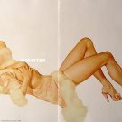 Vargas Pinup Girl 2-SIDED Centerfold print Jane Russell