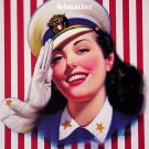 Patriotic Pin-up Girl Sexy Navy Sailor Wittrup Art
