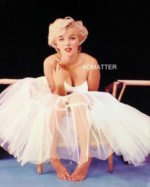 Marilyn Monroe Old Print Stuffed into Ballerina Dress!