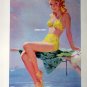 Vintage 2-Sided Pin-up  girl print Sexy Babes!