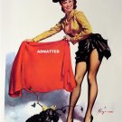 Vintage 2-sided Pinup girl Gil Elvgren Sexy Matador!