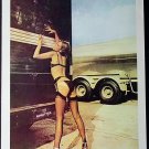 Sexy Old 2-sided Pin-up girl print Trucker's Delight!