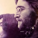 Vintage 2-Sided Beatles Poster John Lennon & Yoko Ono