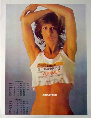 Vintage Sexy Pin-up poster print Hot Australia Babe