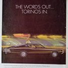 1968 Ford Torino GT Fastback Ad vintage advertisement