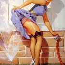 Pinup Girl 2 Sided poster Elvgren Ekman Insanely Sexy!