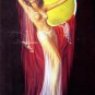 2-Sided Pin-up Girl Poster Art by Driben 9X12 Fire HOT!