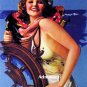 Patriotic Pin-up Girl Navy Sailor Rolf Armstrong Art