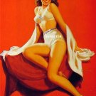 Sexy Hot  Pin-up girl poster print Al Buell Art