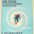 Vertigo 1958 Movie Poster Ad Alfred Hitchcock Saul Bass