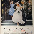 1958 Douglas DC-7 Jet Airplane Here Comes The Bride Ad