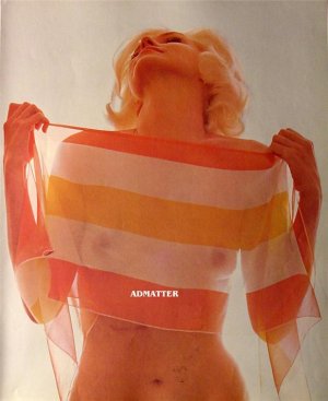 Marilyn Monroe Huge 2-sided Pinup Poster Topless Smokin