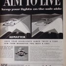 1958 General Motor Advertisement GM Aim To Live Ad