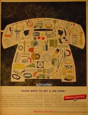 1959 Western Electric Bell Telephone Sysytems Ad