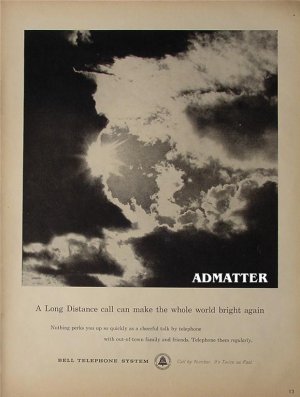 1958 Bell Telephone Ad Awesome vintage Advertisement