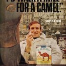 1968 Camel cigarette Ad I'd Walk A Mile For A Camel!